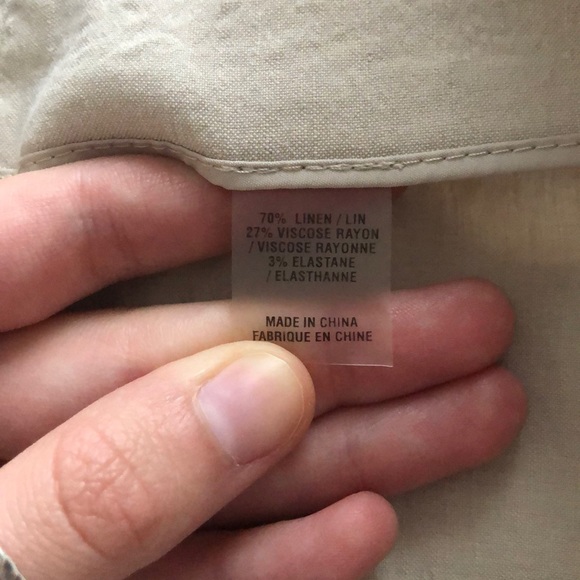 Ellie Tahari Flow-y Linen Blend Pants - Picture 3 of 7